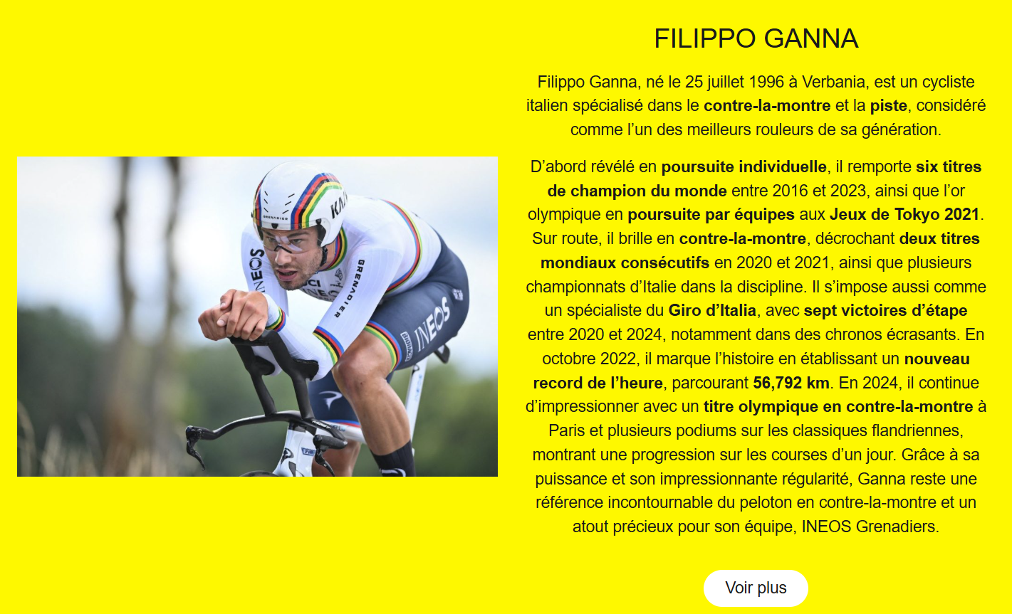 Site WordPress Cyclisme