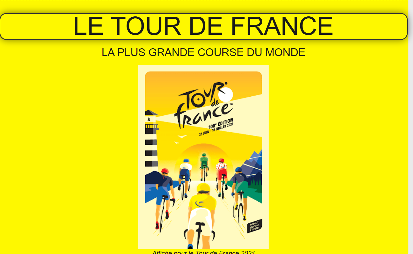 Site WordPress Cyclisme